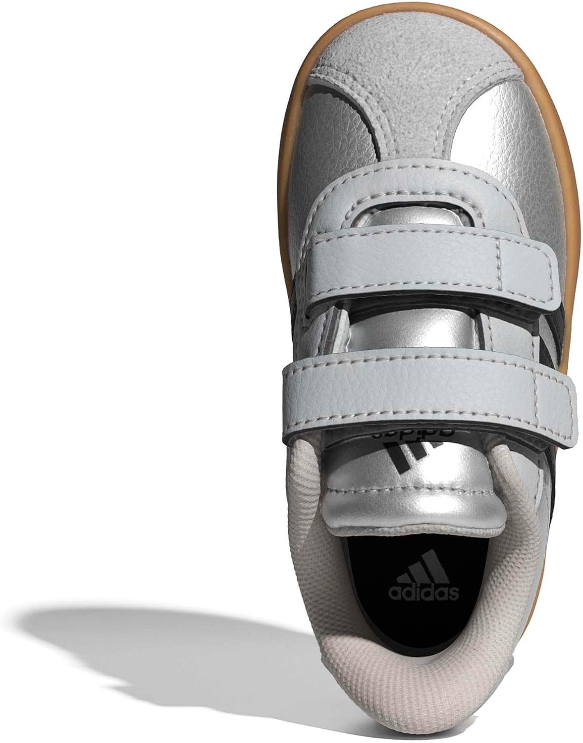image:imageadidas Kids VL Court 30 SneakersSilver MetallicBlackLgh Solid Grey