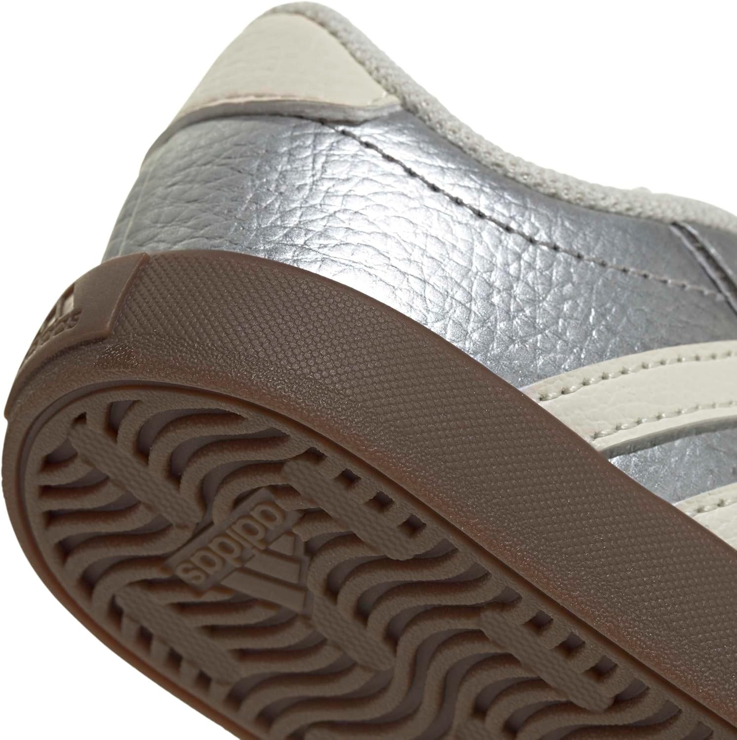 image:imageadidas Kids VL Court 30 SneakersSilver MetallicOff WhiteBlack