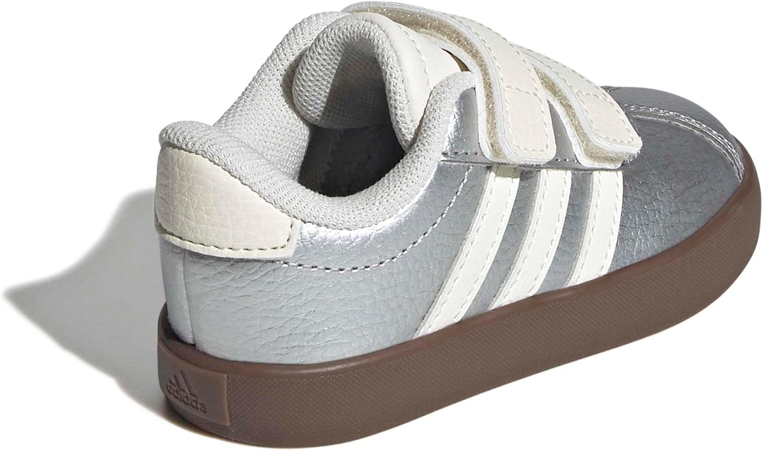 image:imageadidas Kids VL Court 30 SneakersSilver MetallicOff WhiteBlack