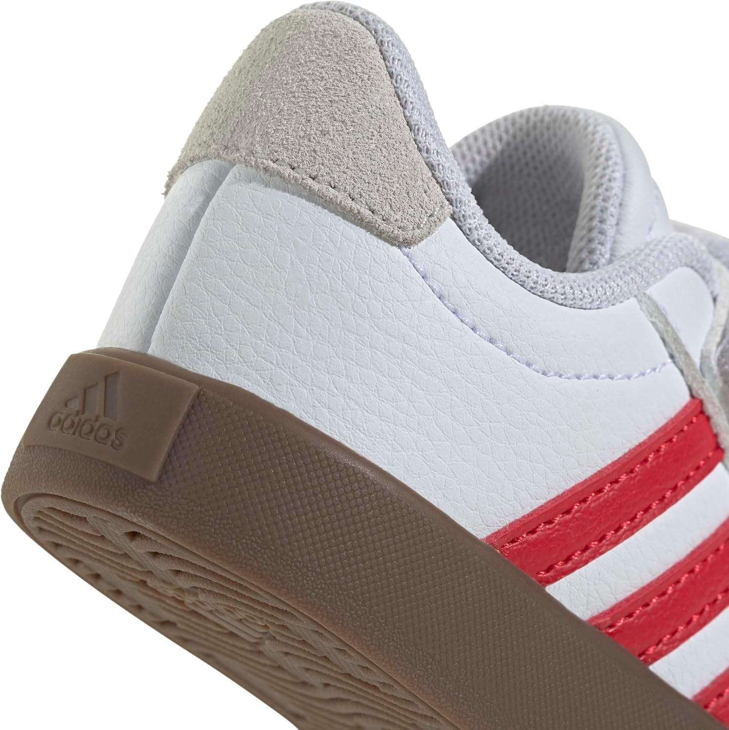 image:imageadidas Kids VL Court 30 SneakersWhiteBetter ScarletGrey