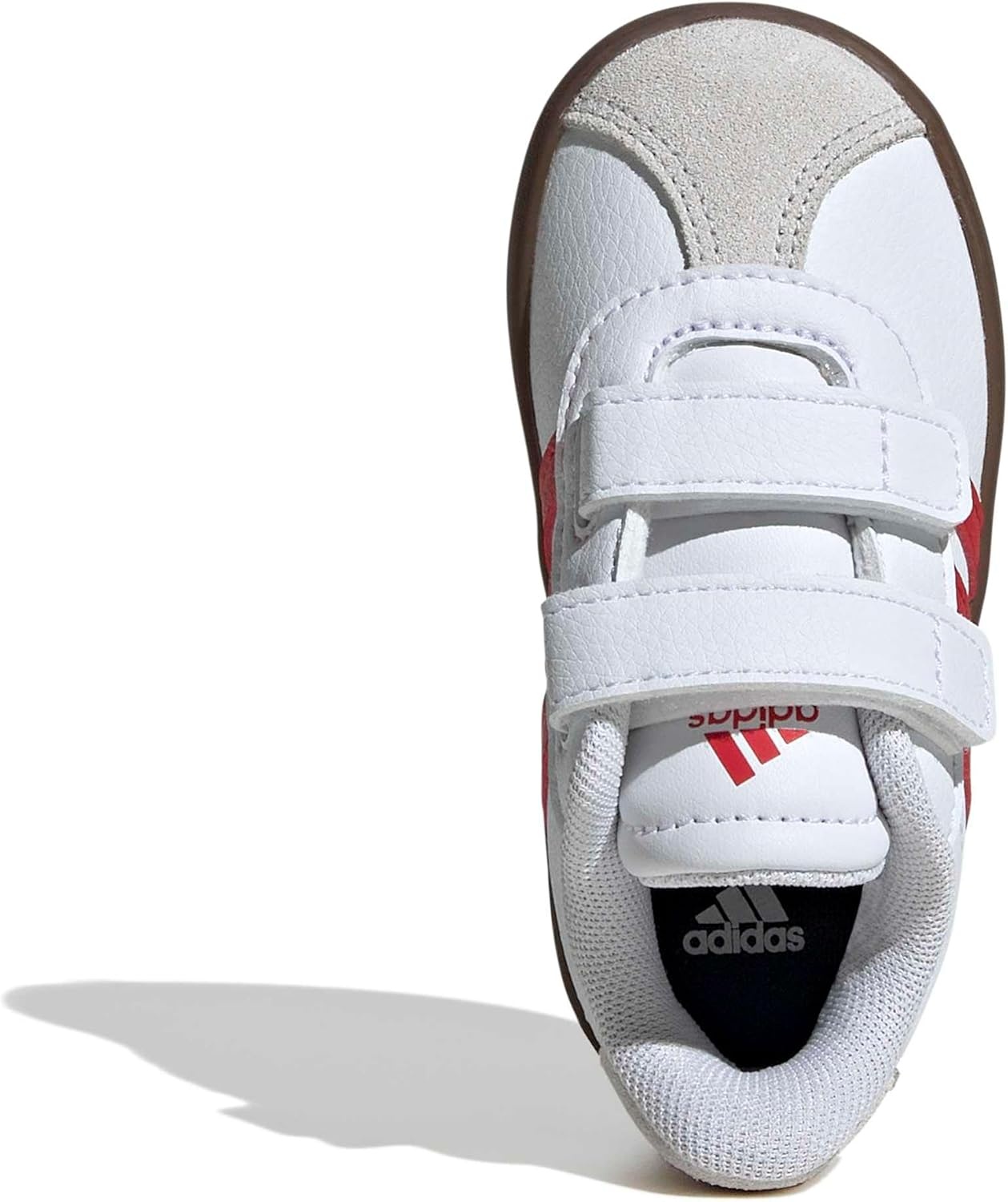image:imageadidas Kids VL Court 30 SneakersWhiteBetter ScarletGrey