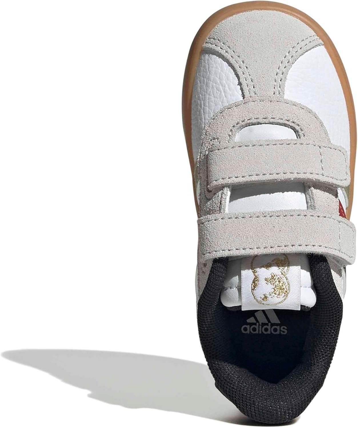 image:imageadidas Kids VL Court 30 SneakersWhiteBlackGold Metallic