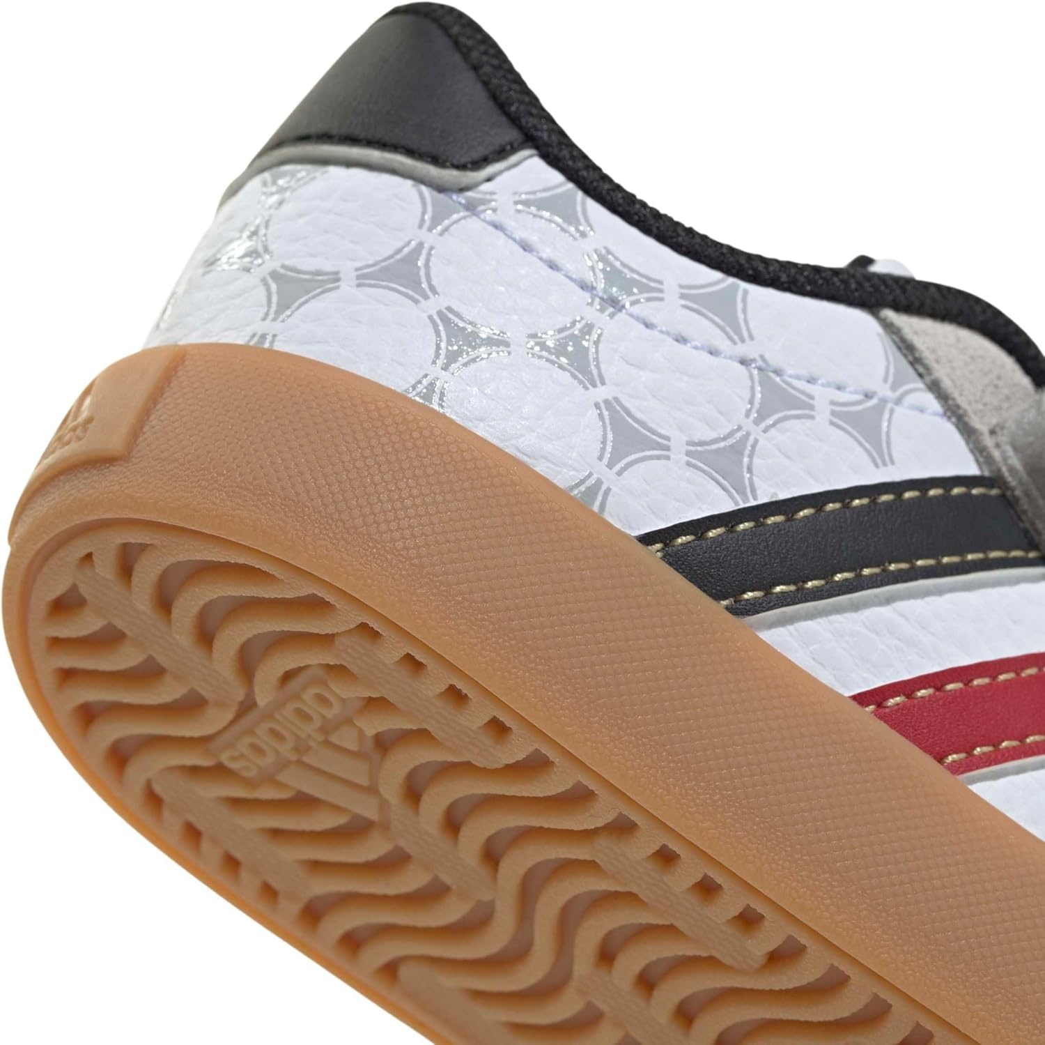 image:imageadidas Kids VL Court 30 SneakersWhiteBlackGold Metallic