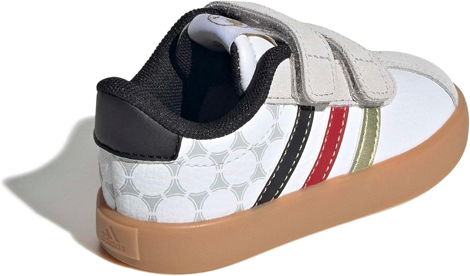 image:imageadidas Kids VL Court 30 SneakersWhiteBlackGold Metallic