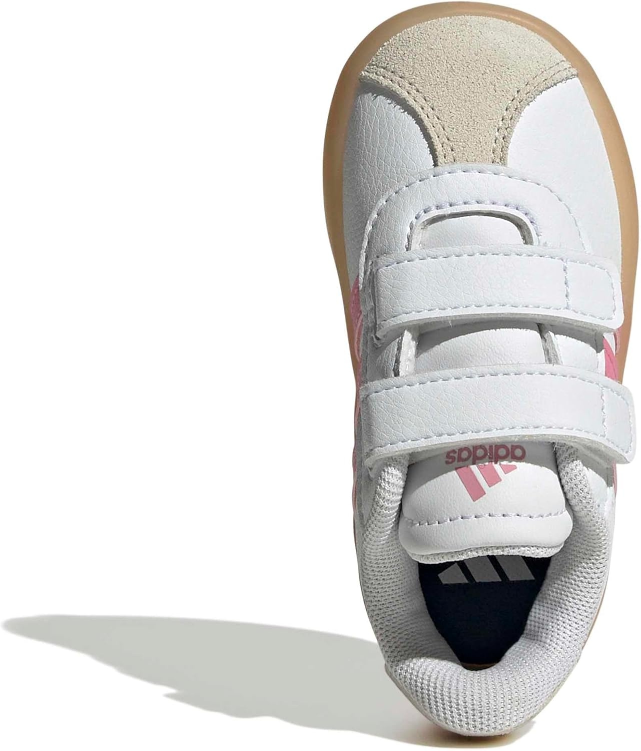 image:imageadidas Kids VL Court 30 SneakersWhiteBliss PinkAlumina