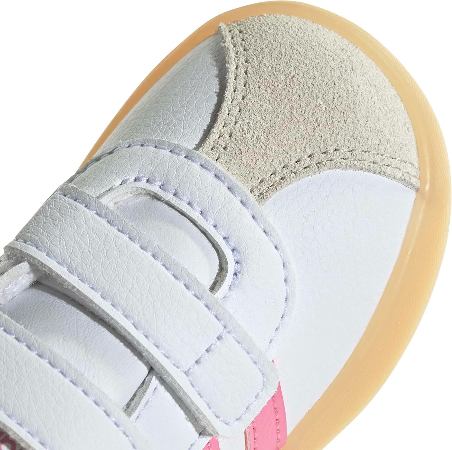 image:imageadidas Kids VL Court 30 SneakersWhiteBliss PinkAlumina