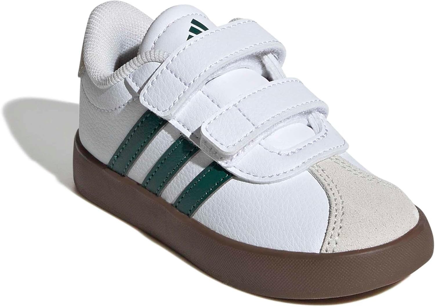 image:imageadidas Kids VL Court 30 SneakersWhiteCollegiate GreenGum