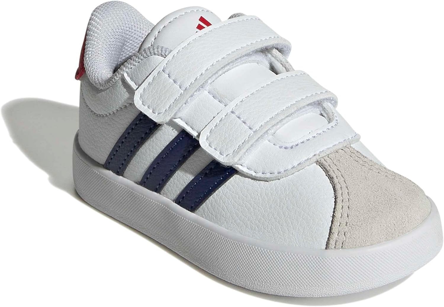 image:imageadidas Kids VL Court 30 SneakersWhiteDark BlueBetter Scarlet