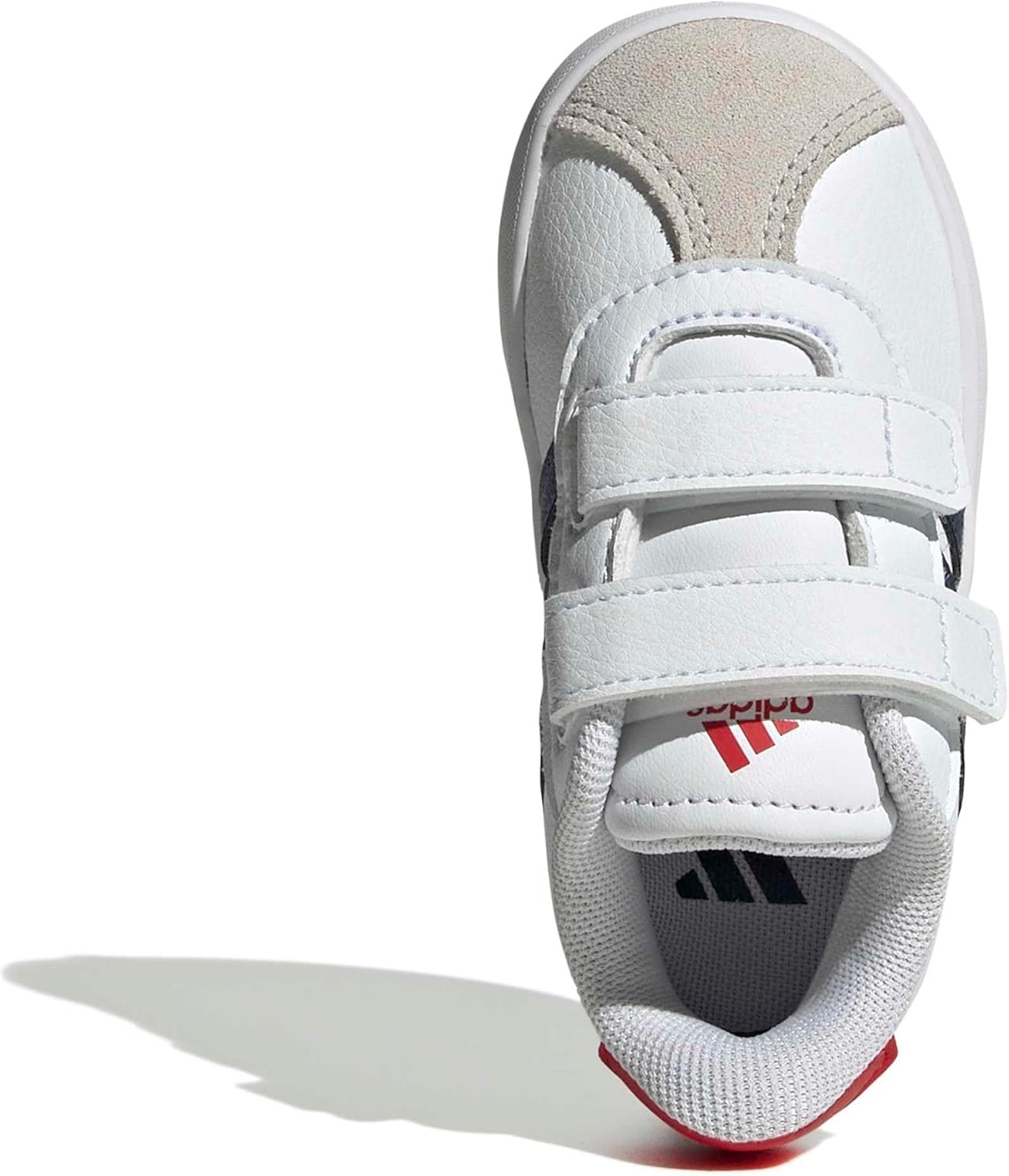 image:imageadidas Kids VL Court 30 SneakersWhiteDark BlueBetter Scarlet