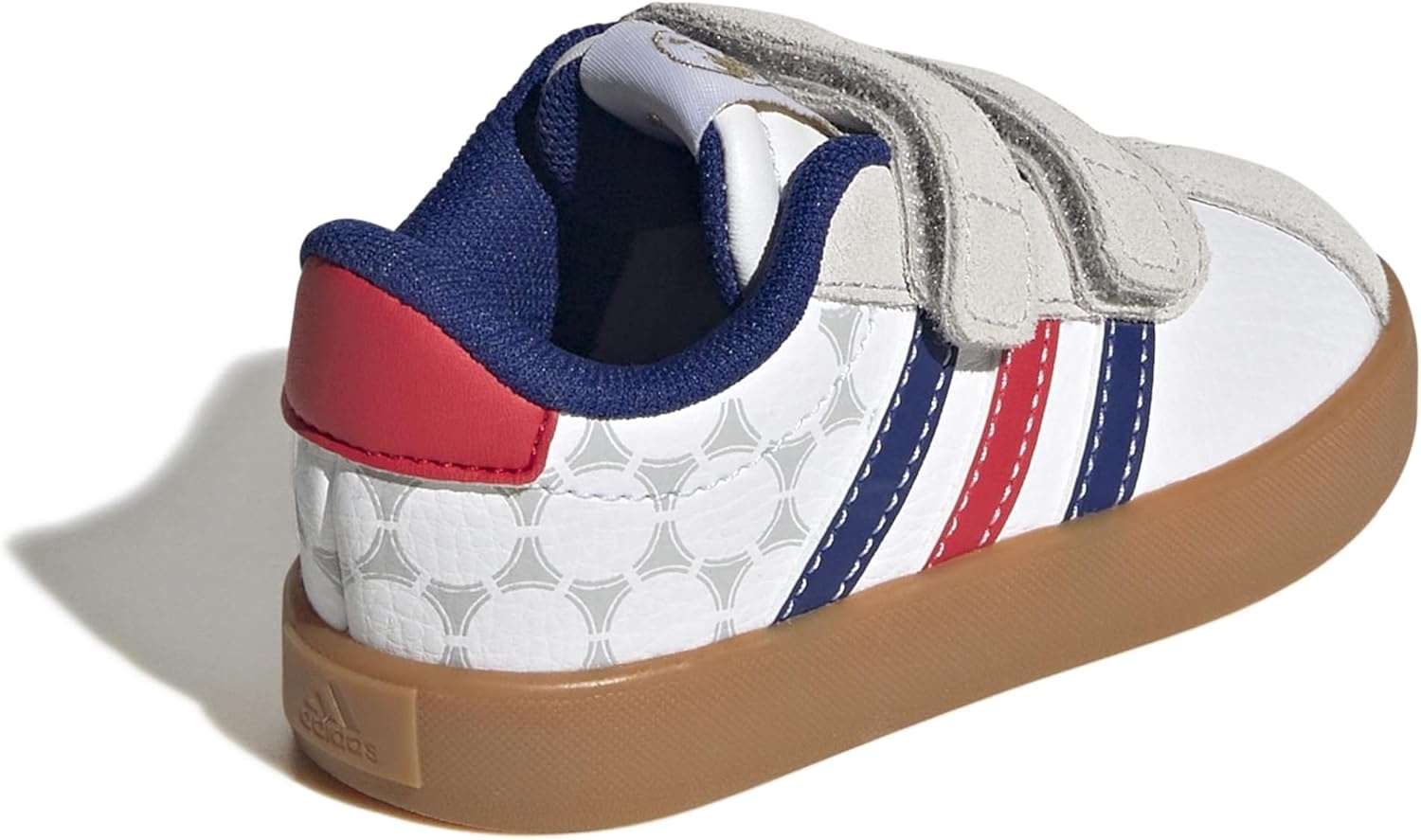 image:imageadidas Kids VL Court 30 SneakersWhitePure RubyMystery Ink