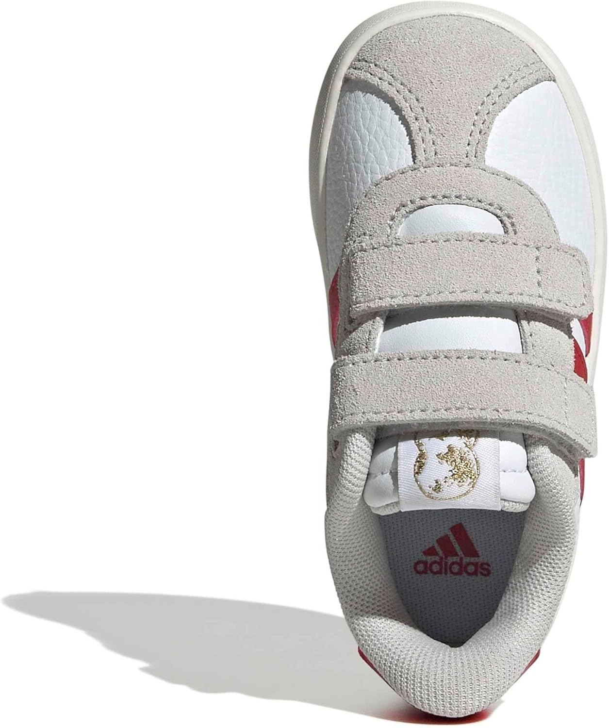 image:imageadidas Kids VL Court 30 SneakersWhiteTeam Colleg Red
