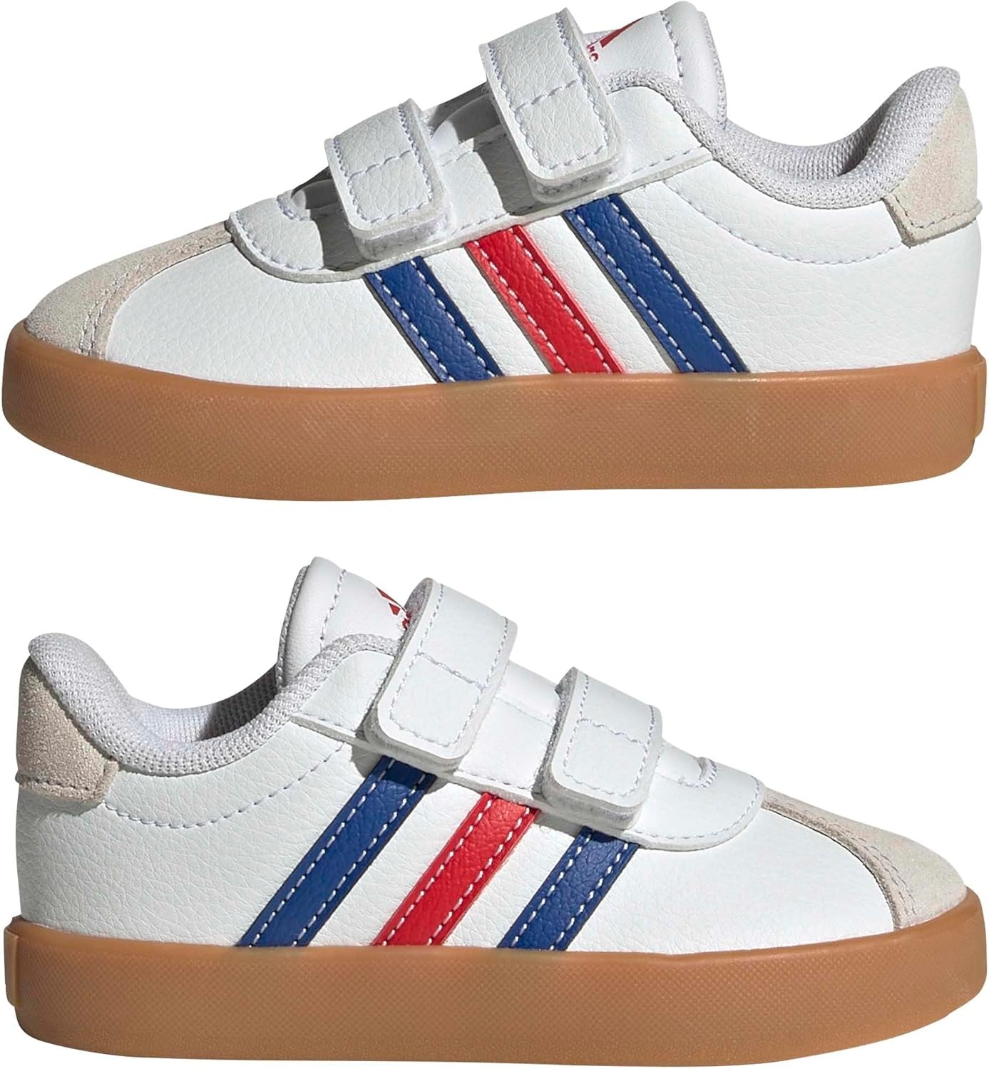 image:imageadidas Kids VL Court 30 SneakersWhiteTeam Royal BlueBetter Scarlet