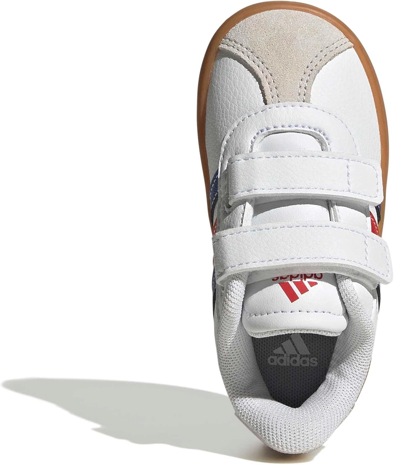 image:imageadidas Kids VL Court 30 SneakersWhiteTeam Royal BlueBetter Scarlet