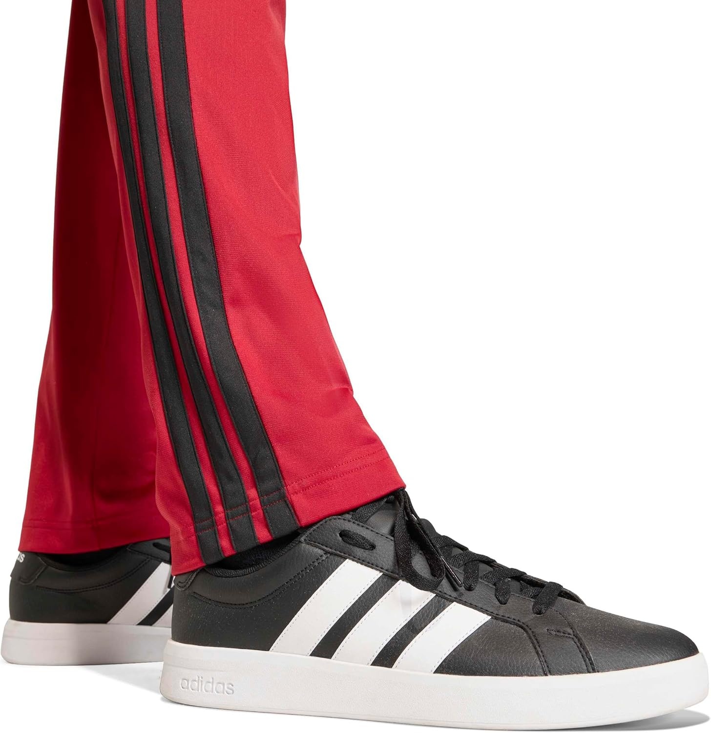 image:imageadidas Mens 3Stripes Tricot Open Hem Track PantsActive Maroon