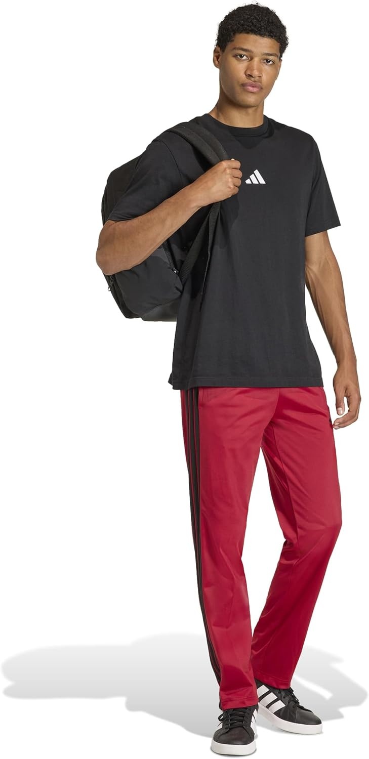 image:imageadidas Mens 3Stripes Tricot Open Hem Track PantsActive Maroon