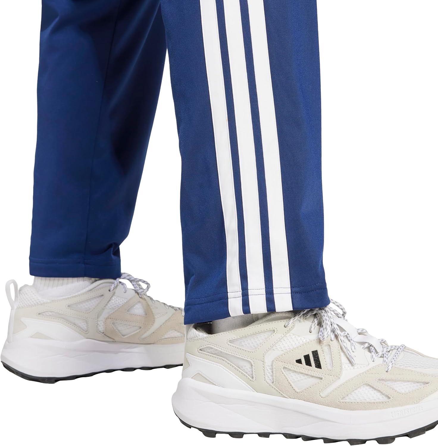 image:imageadidas Mens 3Stripes Tricot Open Hem Track PantsDark Blue