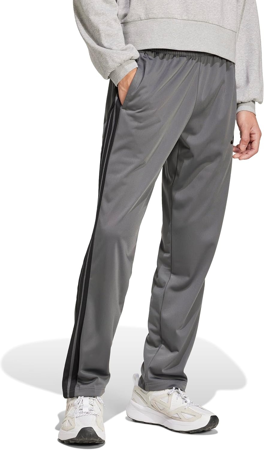 image:imageadidas Mens 3Stripes Tricot Open Hem Track PantsGrey