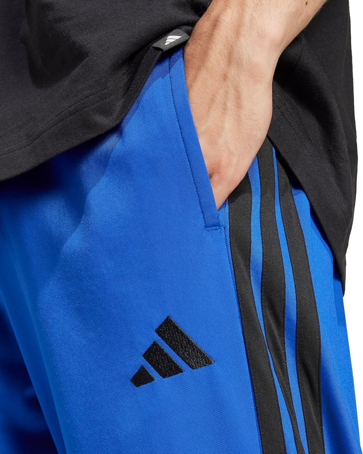 image:imageadidas Mens 3Stripes Tricot Open Hem Track PantsTeam Royal Blue