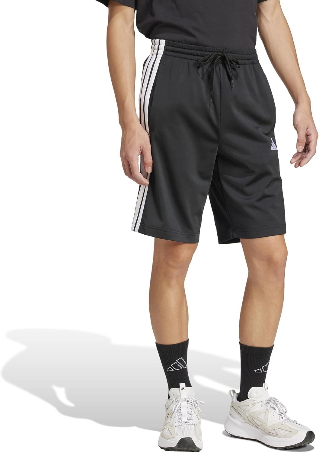 image:imageadidas Mens 3Stripes Tricot ShortsBlack