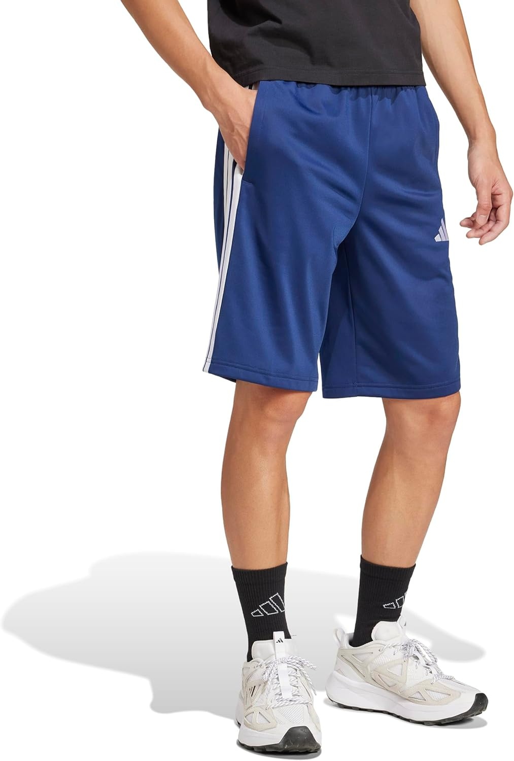 image:imageadidas Mens 3Stripes Tricot ShortsDark Blue