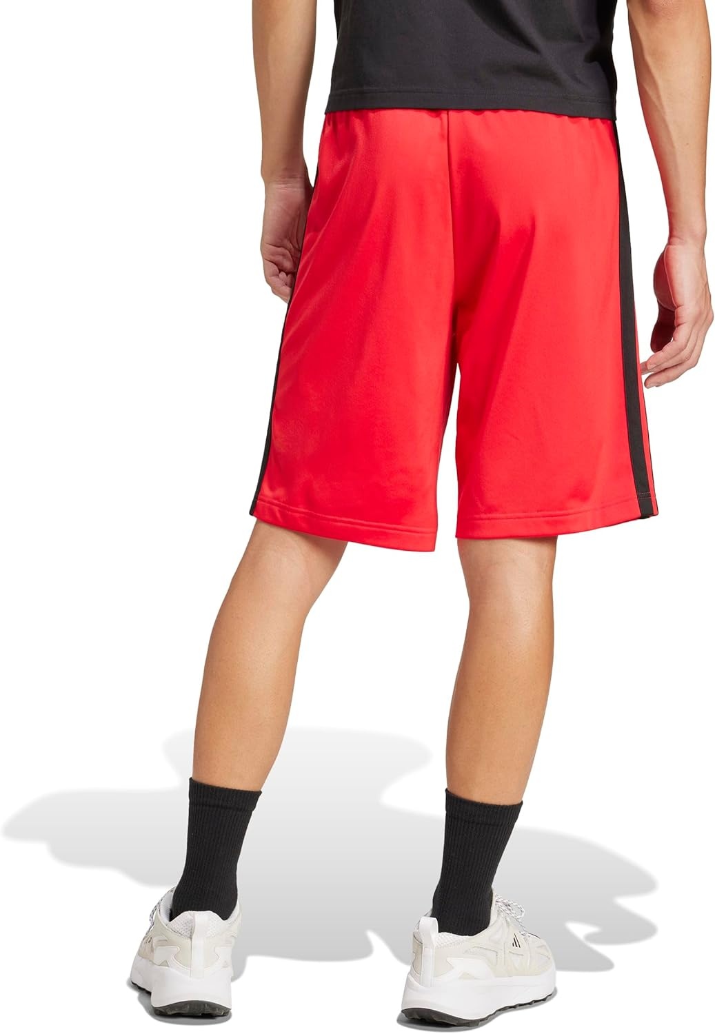 image:imageadidas Mens 3Stripes Tricot ShortsPure Ruby
