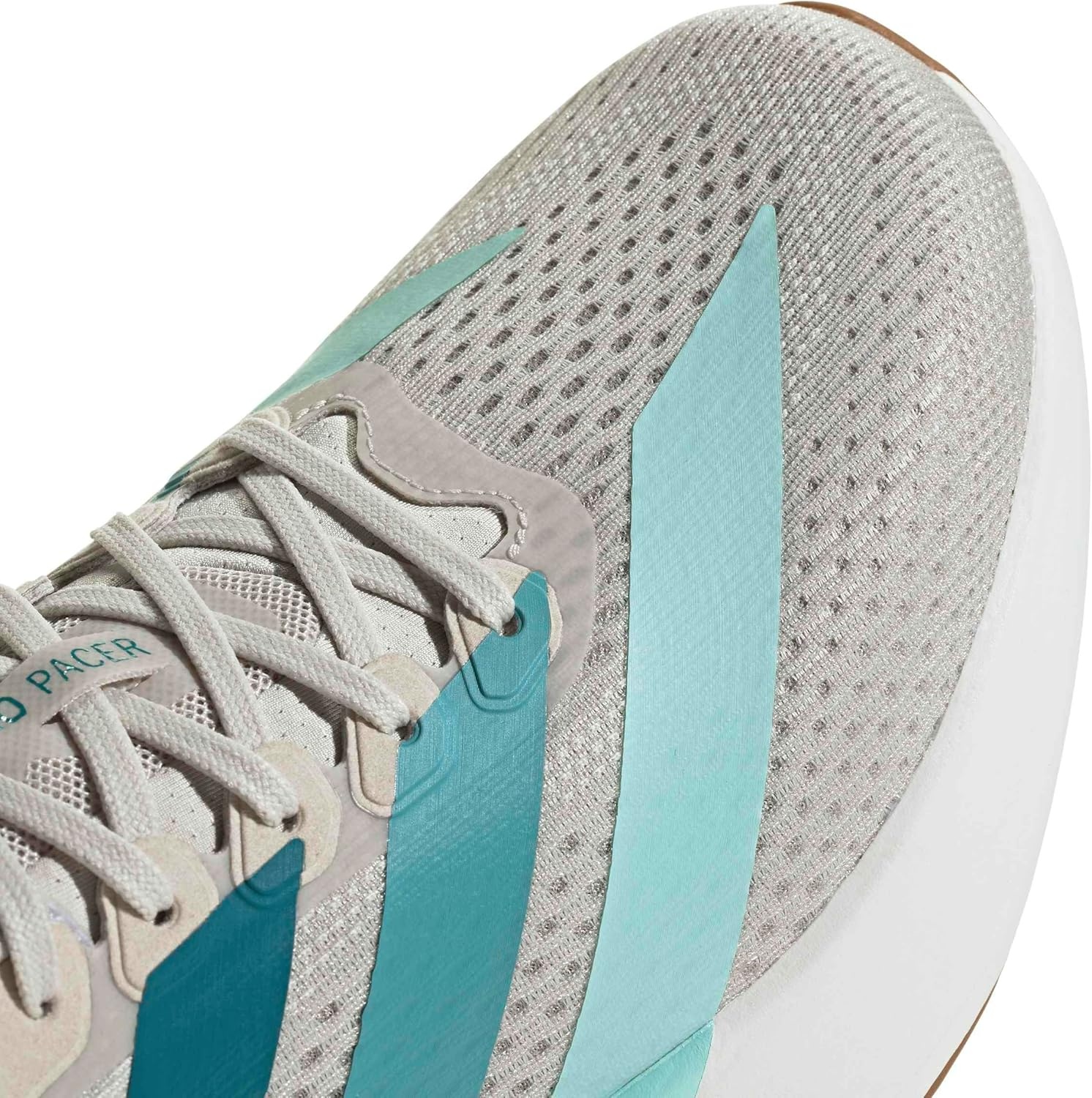 image:imageadidas Mens Adizero Pacer Running ShoeAluminaArctic FusionWhite