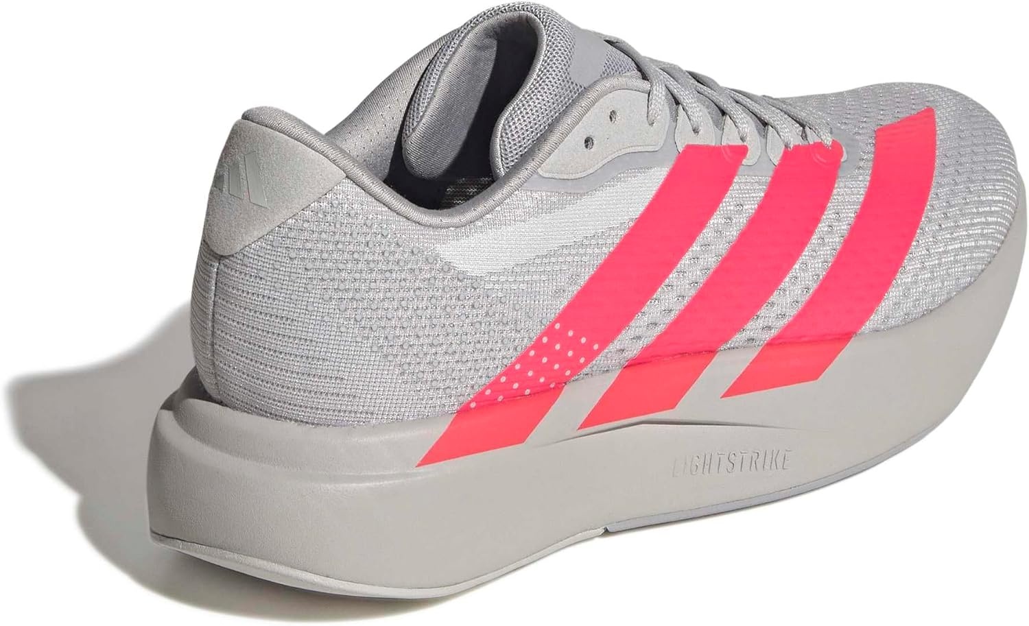 image:imageadidas Mens Adizero Pacer Running ShoeGreyLucid RedHalo Silver
