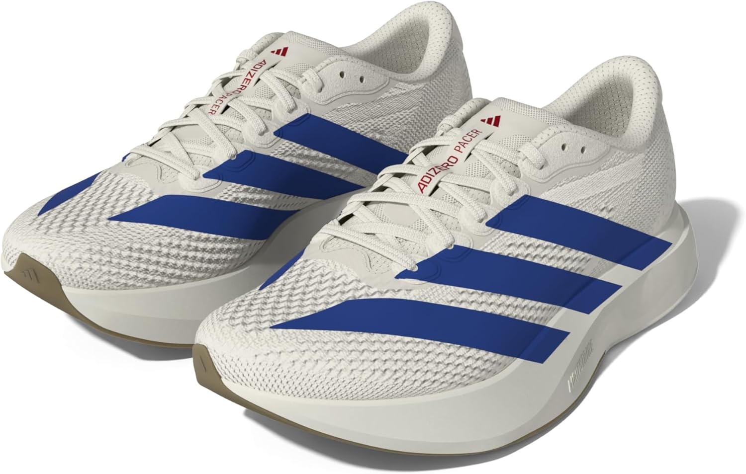 image:imageadidas Mens Adizero Pacer Running ShoeWhiteTeam Royal BluePure Ruby