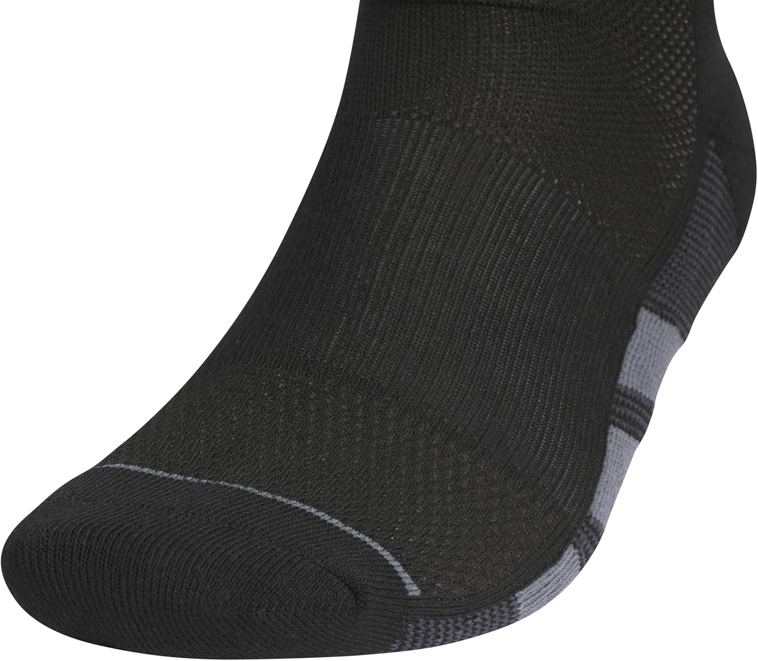 image:imageadidas Mens All Day Training Low Cut Ankle Socks 3 Pairs Lightweight PerformanceBlackOnix GreyNight Grey