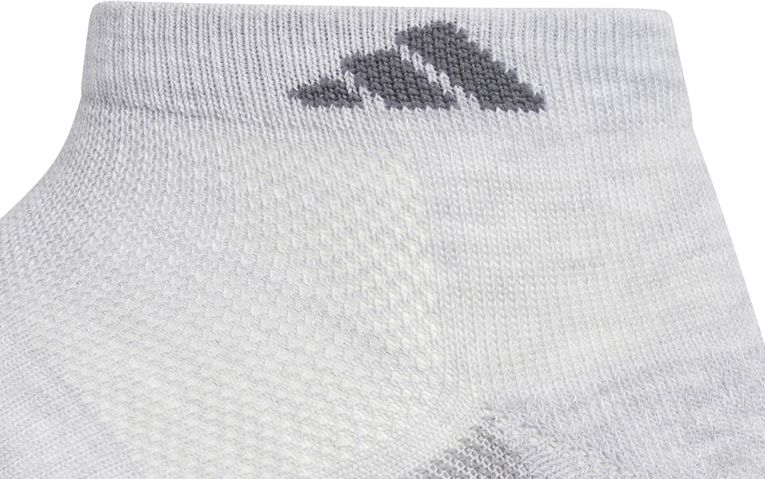 image:imageadidas Mens All Day Training Low Cut Ankle Socks 3 Pairs Lightweight PerformanceCool Light HeatherOnix GreyGrey