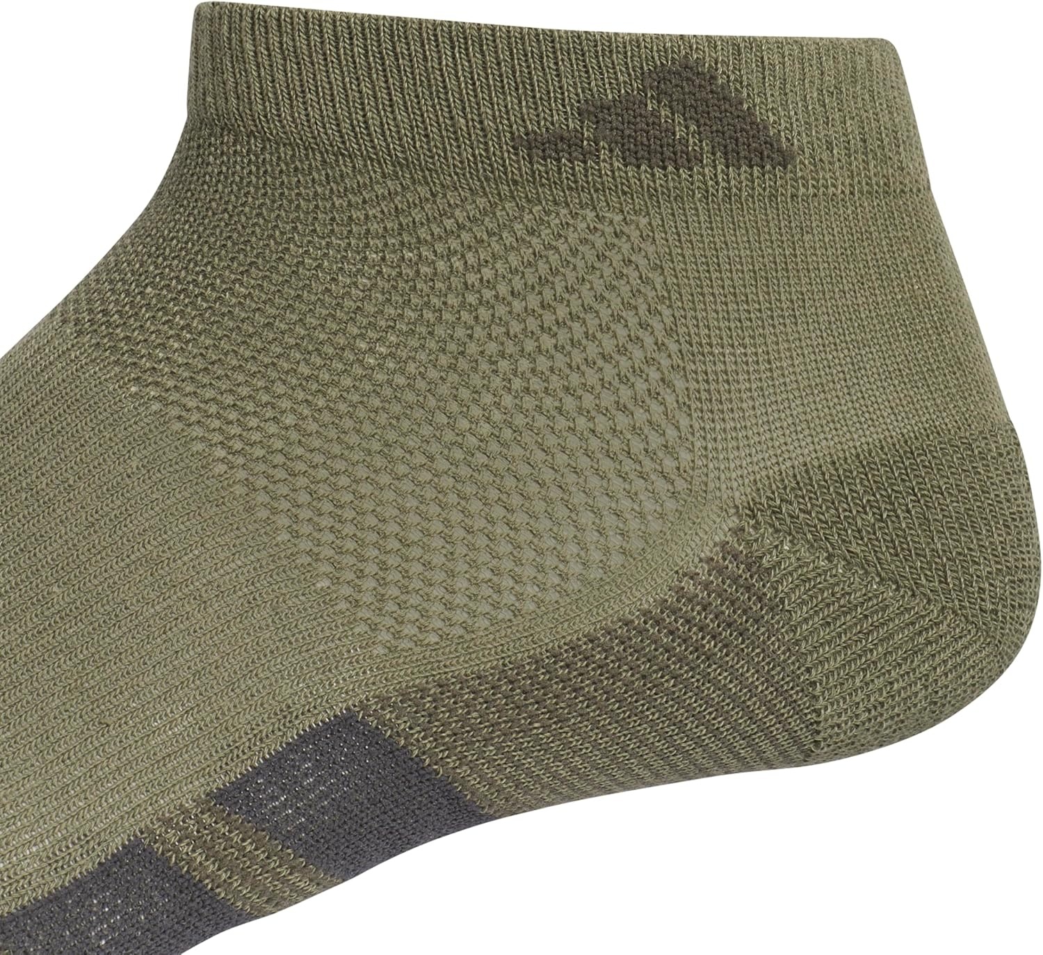 image:imageadidas Mens All Day Training Low Cut Ankle Socks 3 Pairs Lightweight PerformanceOlive Strata GreenWonder Alumina GreyOnix Grey