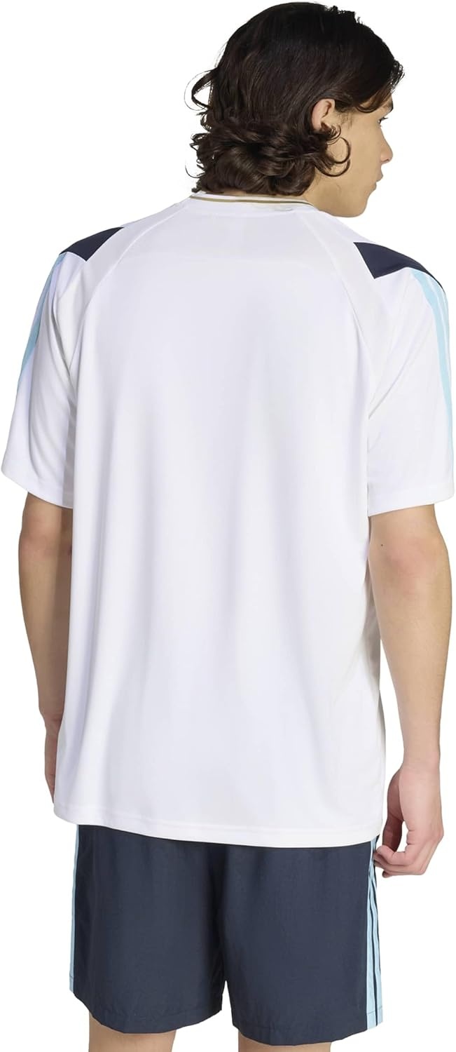 image:imageadidas Mens Argentina World Cup 2026 ApparelWhiteNight NavyIcey BlueHazy Beige