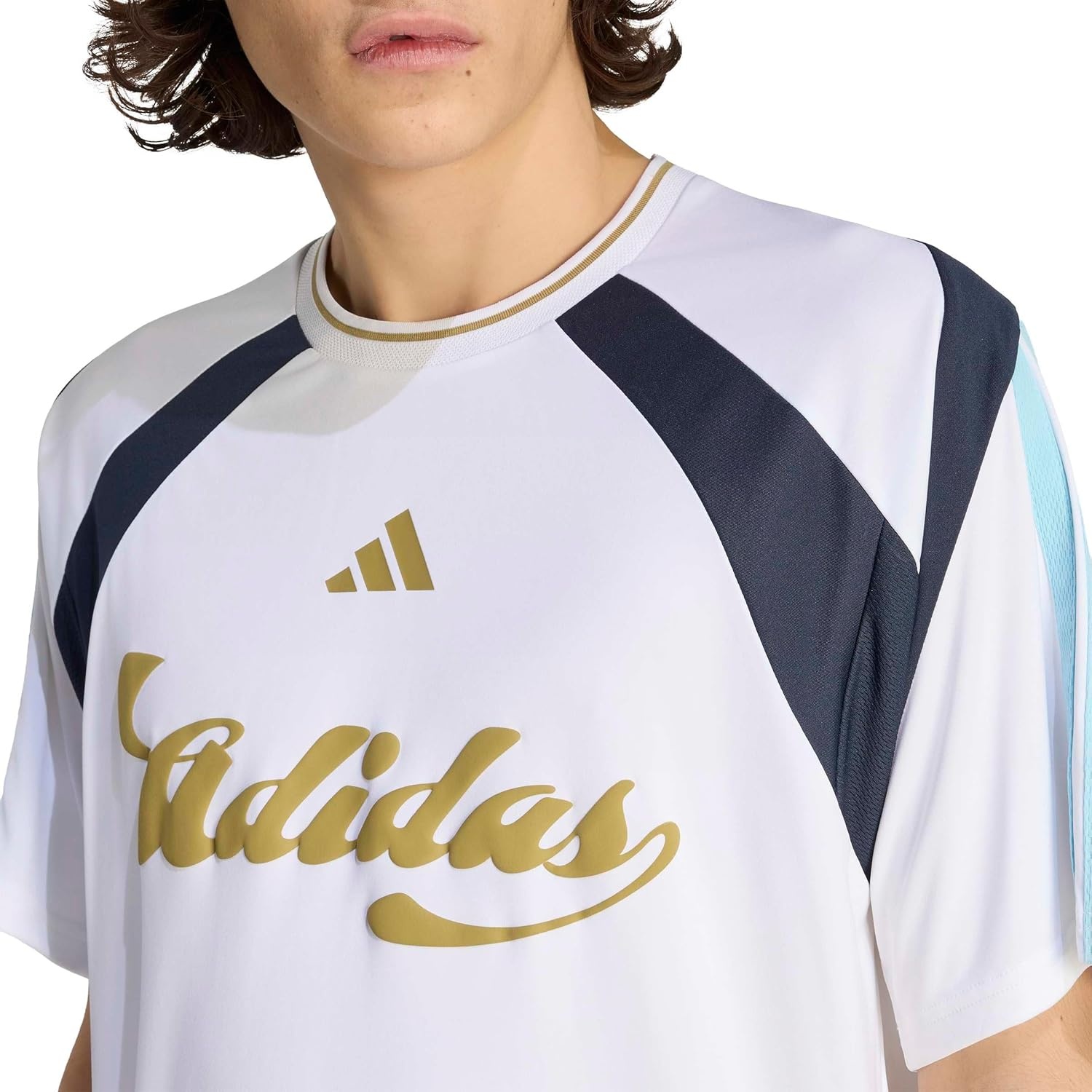 image:imageadidas Mens Argentina World Cup 2026 ApparelWhiteNight NavyIcey BlueHazy Beige