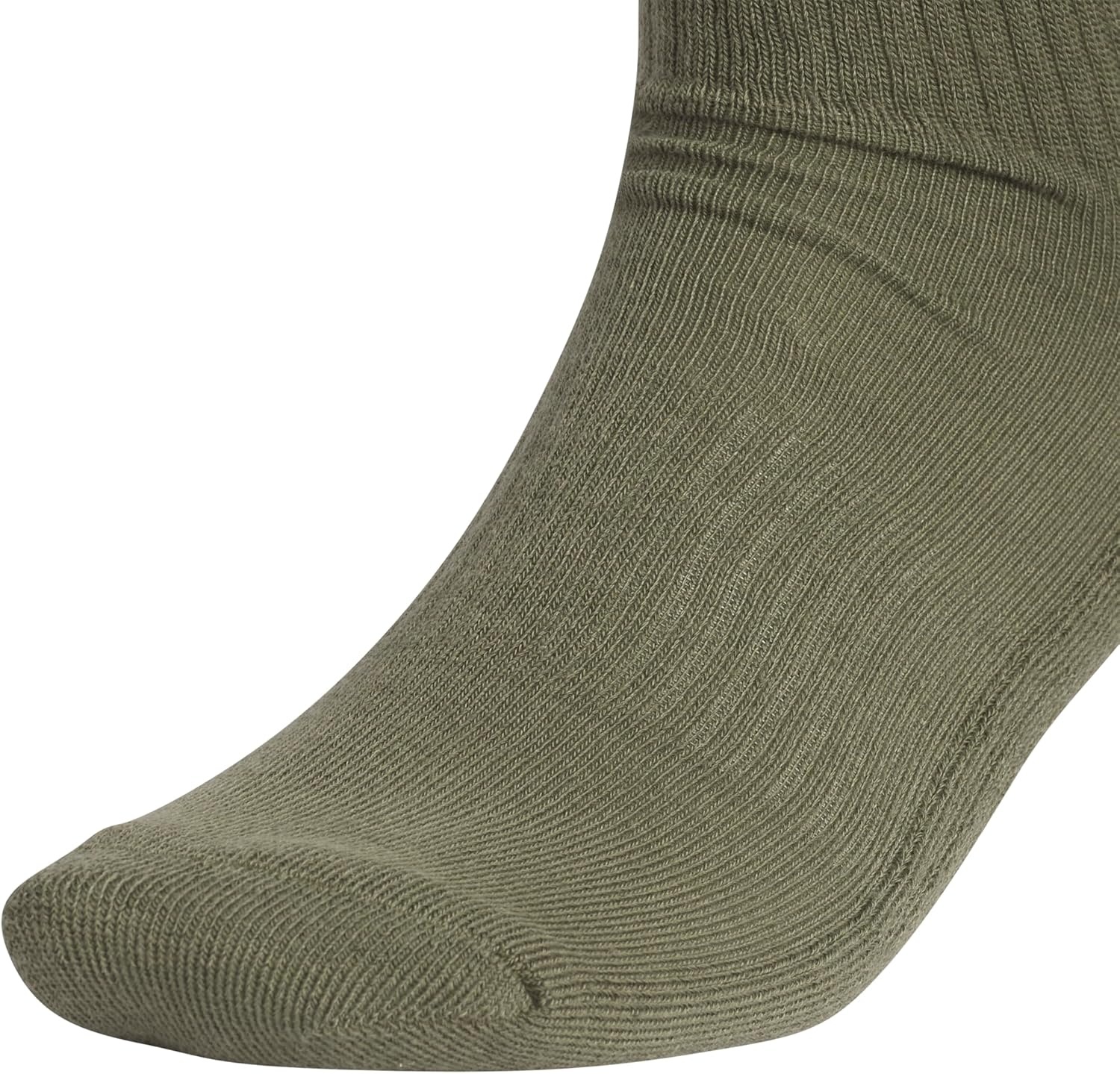 image:imageadidas Mens Athletic Cushioned Crew Socks 6 Pairs Durable amp ComfortableOlive Strata GreenWonder BeigeWhiteMixed2