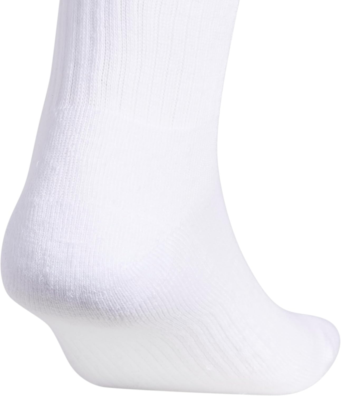 image:imageadidas Mens Athletic Cushioned Crew Socks 6 Pairs Durable amp ComfortableWhiteBlack