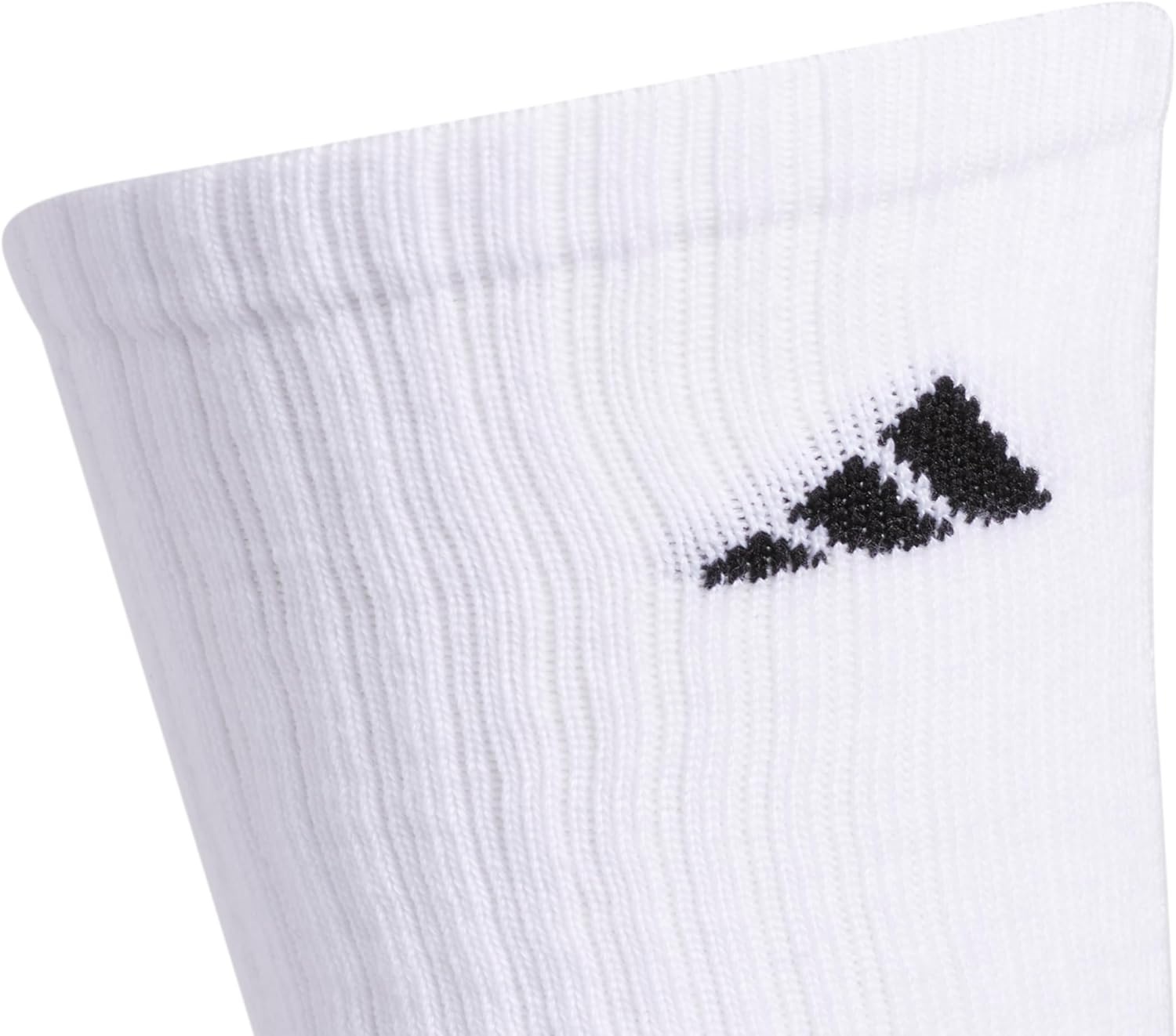 image:imageadidas Mens Athletic Cushioned Crew Socks 6 Pairs Durable amp ComfortableWhiteBlackWhite