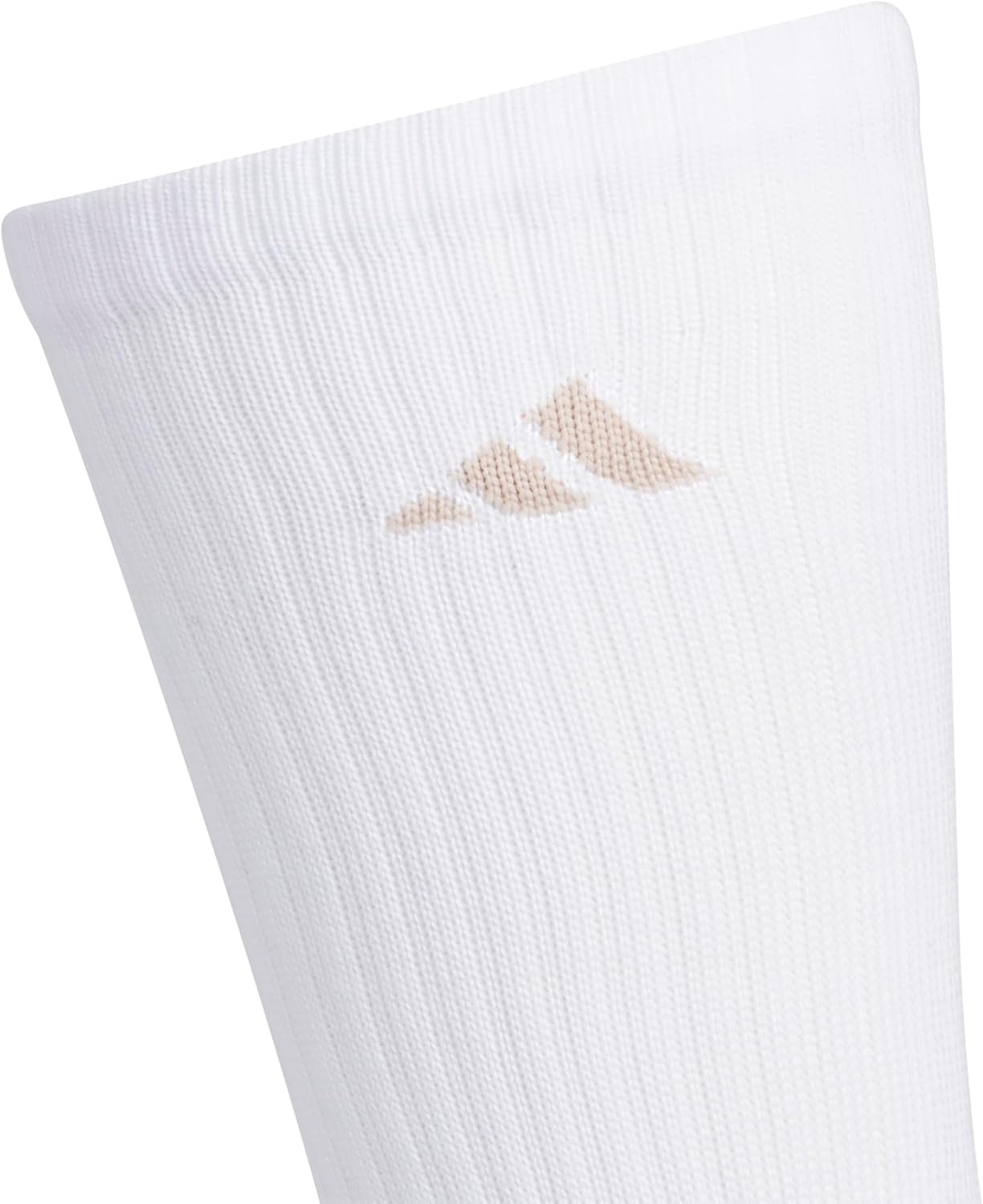 image:imageadidas Mens Athletic Cushioned Crew Socks 6 Pairs Durable amp ComfortableWhiteWonder BeigeAlumina Beige