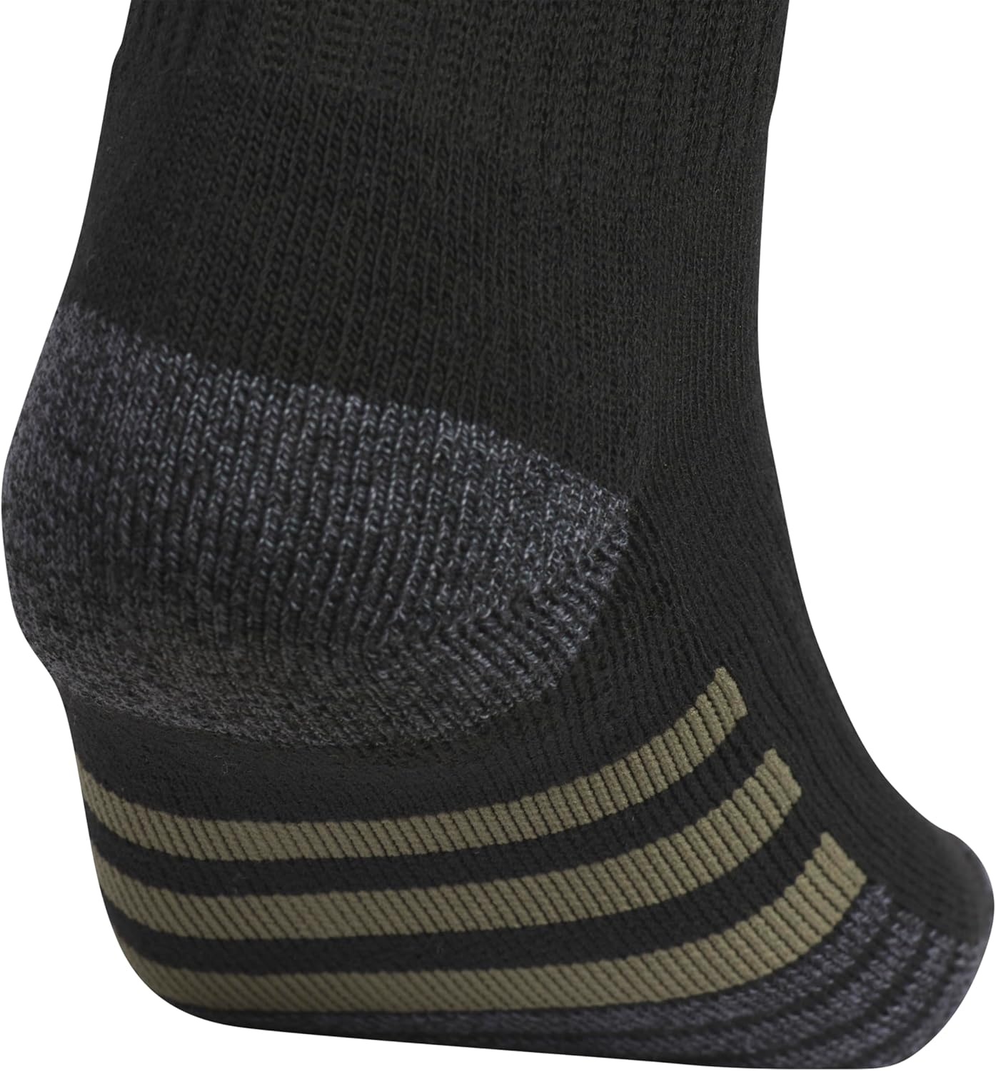image:imageadidas Mens Cushioned Quarter Ankle Socks 3 Pairs Durable amp ComfortableBlackOlive Strata GreenWonder Alumina Grey3Color