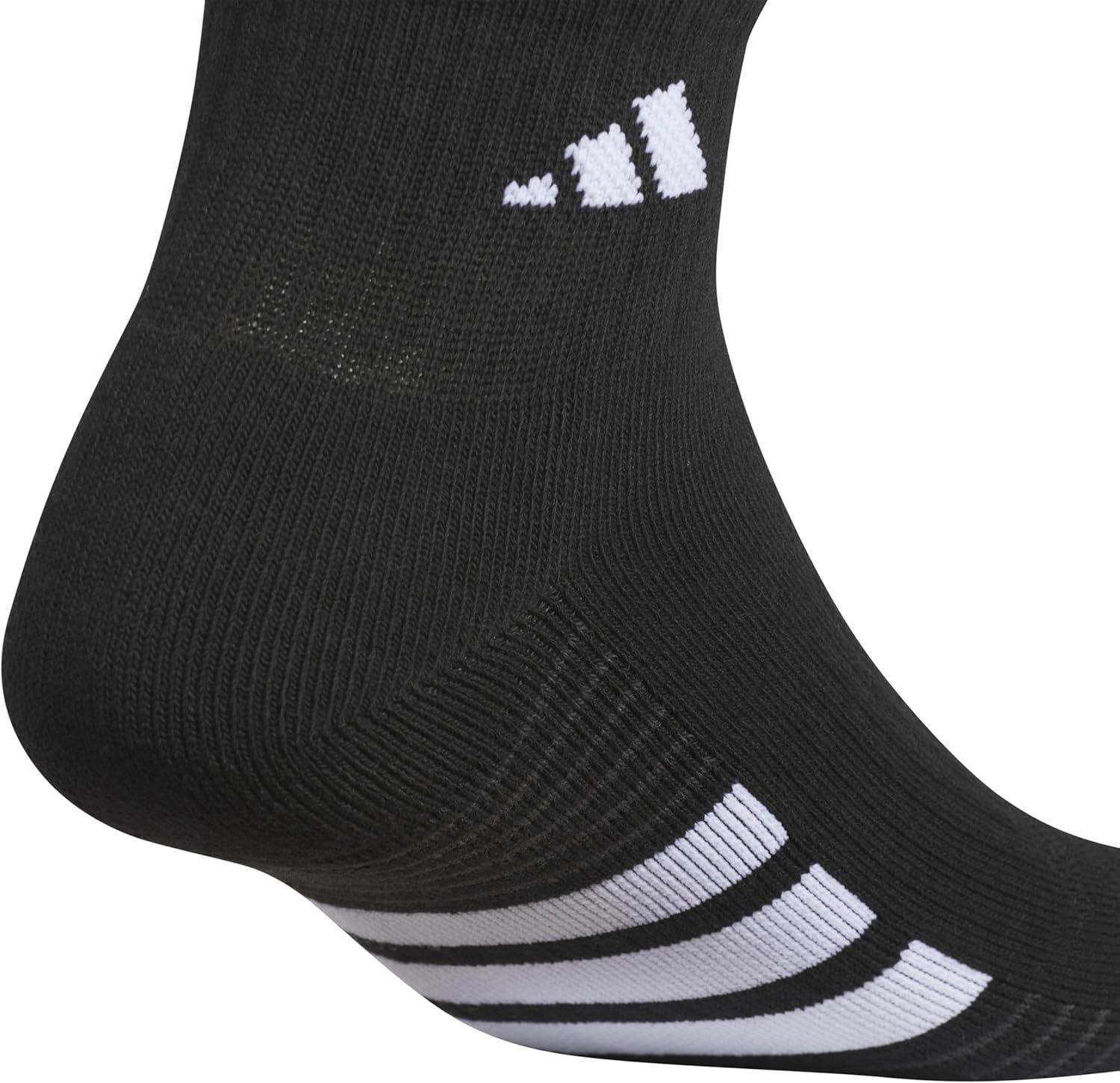 image:imageadidas Mens Cushioned Quarter Ankle Socks 3 Pairs Durable amp ComfortableBlackWhiteCarbon Grey4