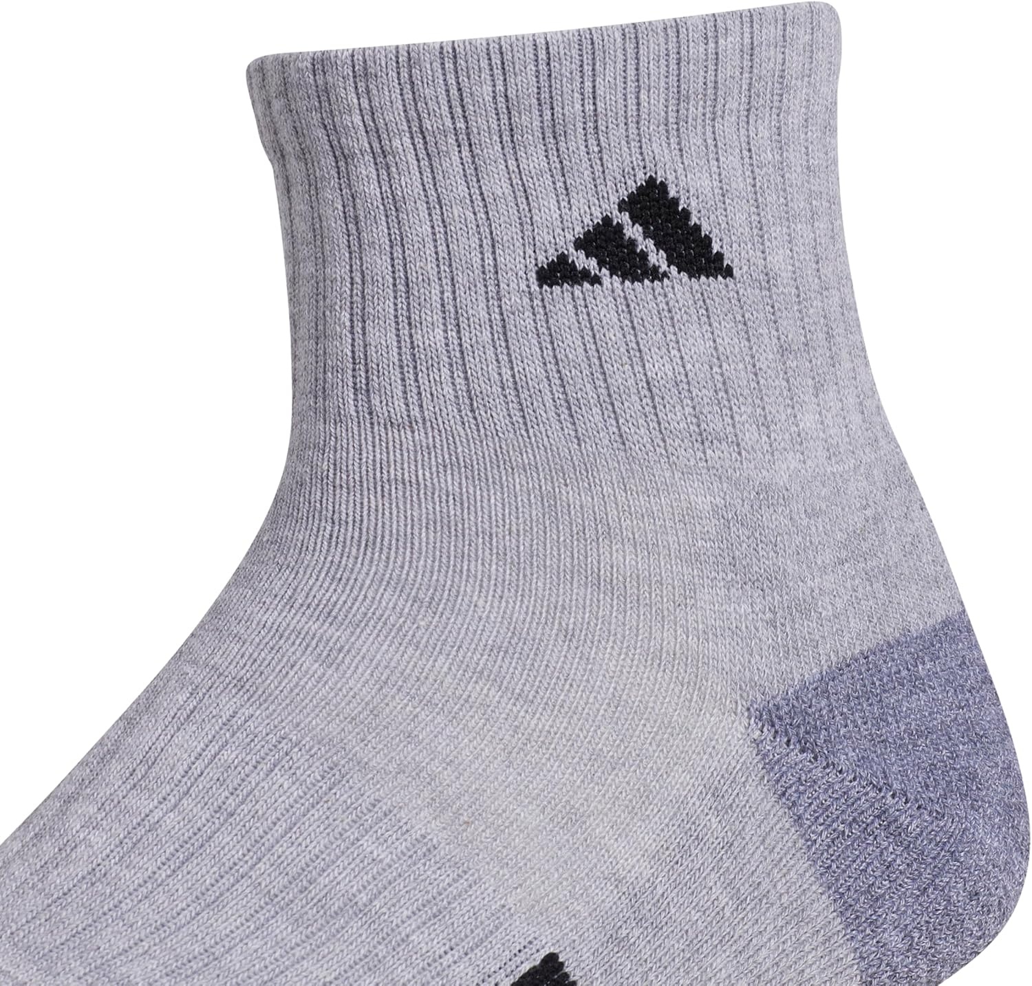 image:imageadidas Mens Cushioned Quarter Ankle Socks 3 Pairs Durable amp ComfortableCool Light HeatherGreyBlack3