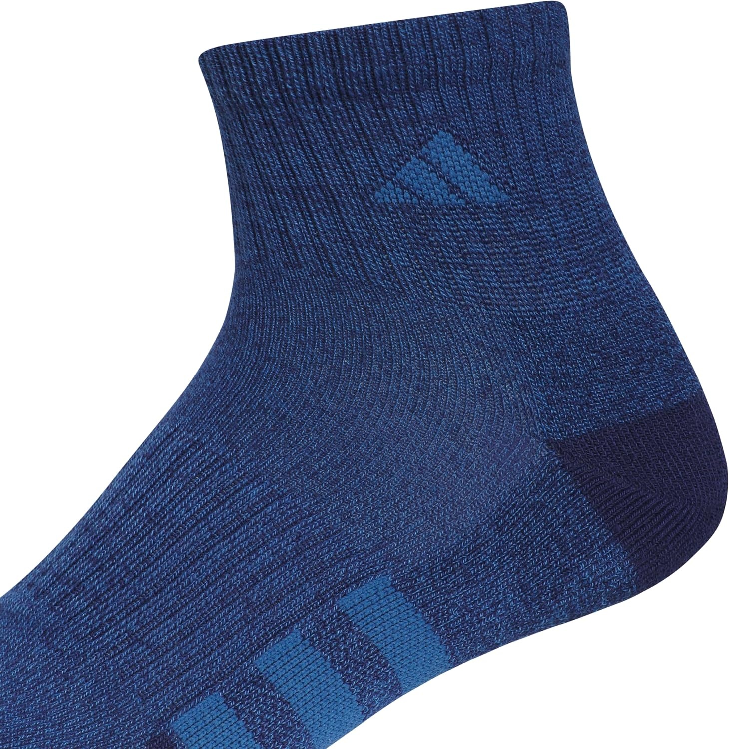 image:imageadidas Mens Cushioned Quarter Ankle Socks 3 Pairs Durable amp ComfortableDark BlueWhiteDusky Ink Blue3Color