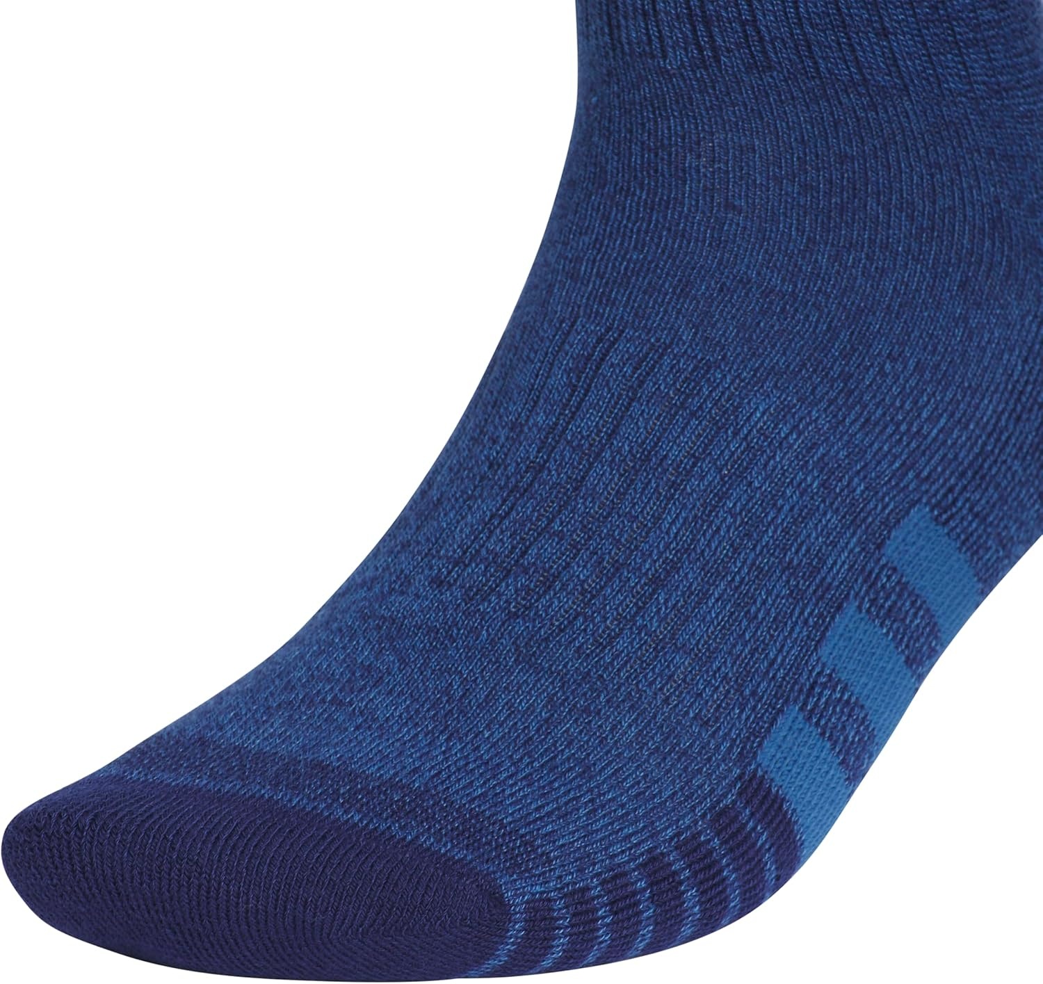 image:imageadidas Mens Cushioned Quarter Ankle Socks 3 Pairs Durable amp ComfortableDark BlueWhiteDusky Ink Blue3Color