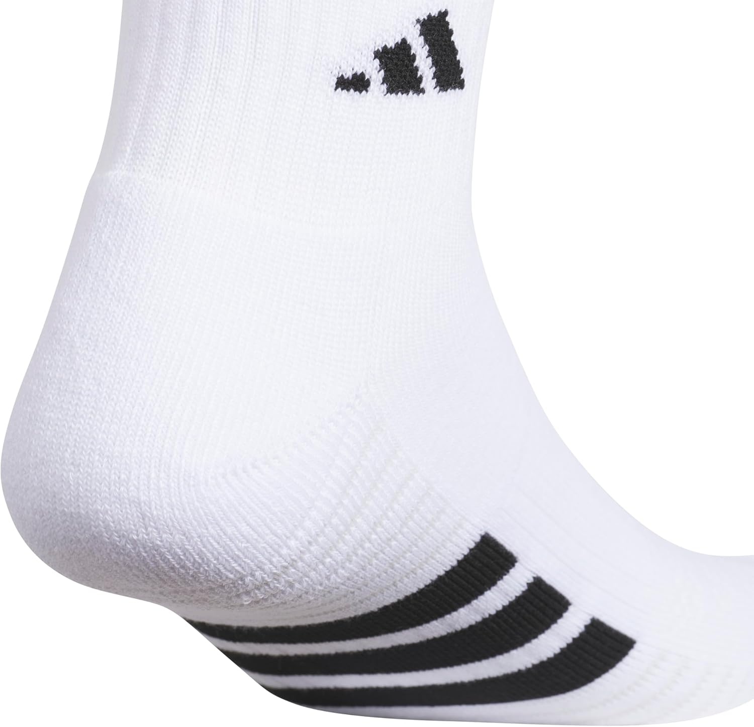 image:imageadidas Mens Cushioned Quarter Ankle Socks 3 Pairs Durable amp ComfortableWhiteBlackClear Grey4