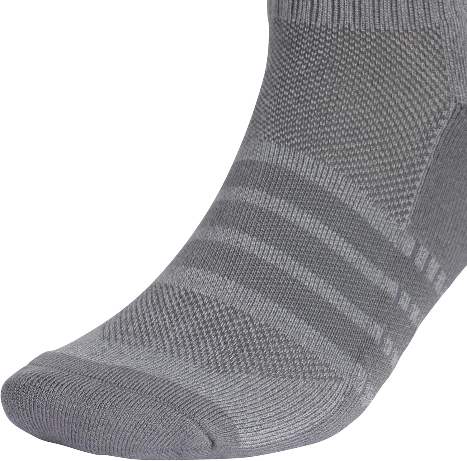 image:imageadidas Mens Cushioned X Socks 3 Pairs Multiple Heights Durable amp ComfortableOnix GreyGreyQuarter4