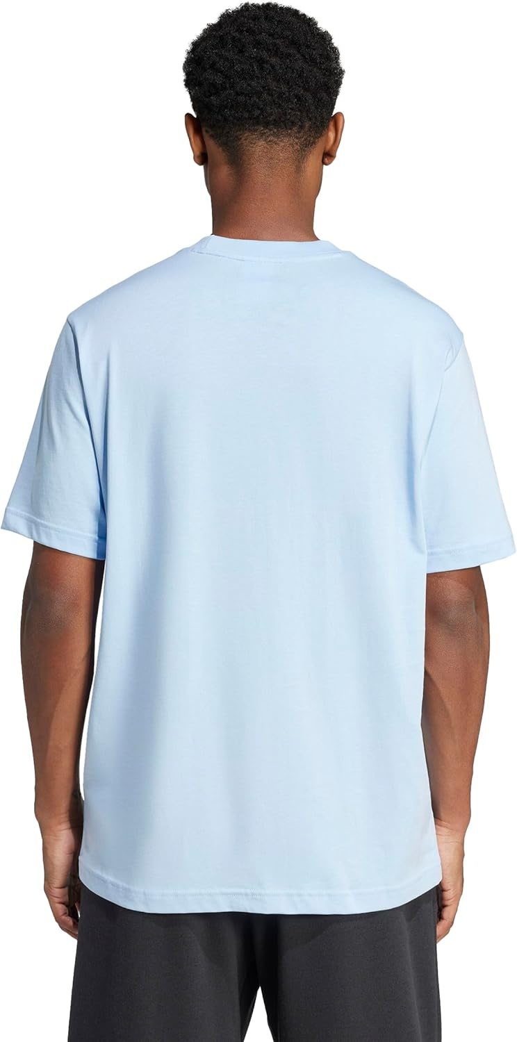 image:imageadidas Mens Essentials Big Logo TShirtGlow BlueBlack