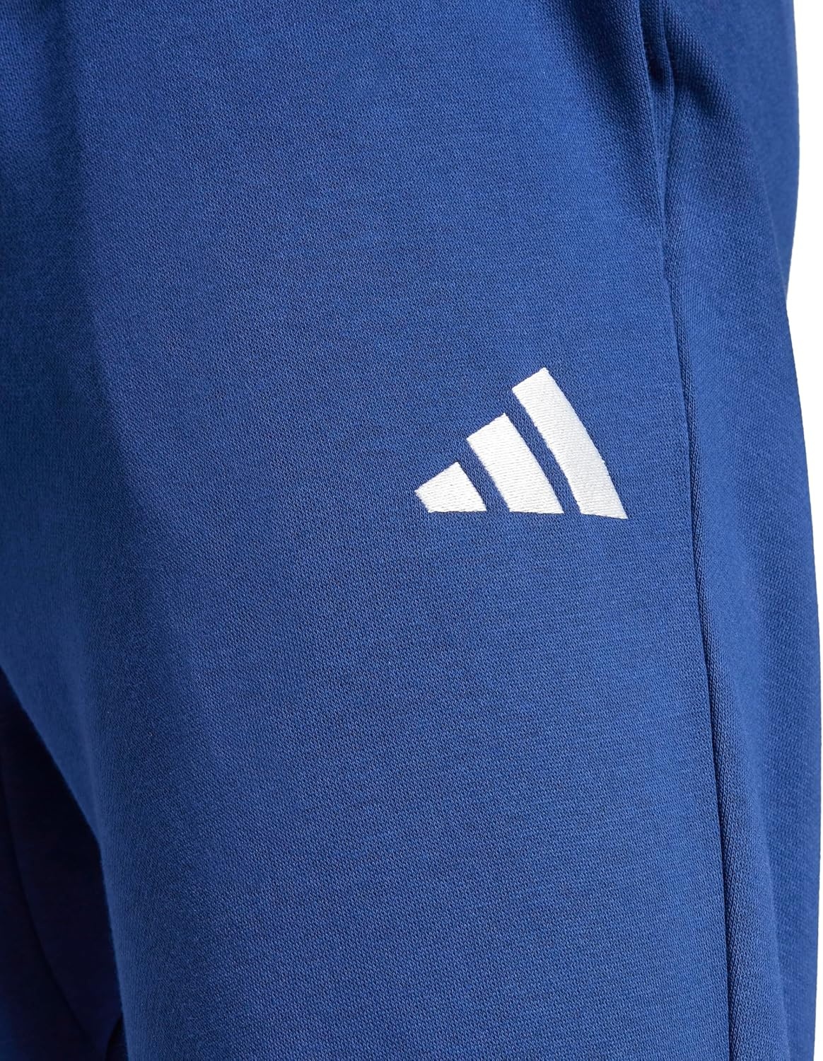 image:imageadidas Mens Essentials FeelCozy Fleece PantsDark BlueWhite