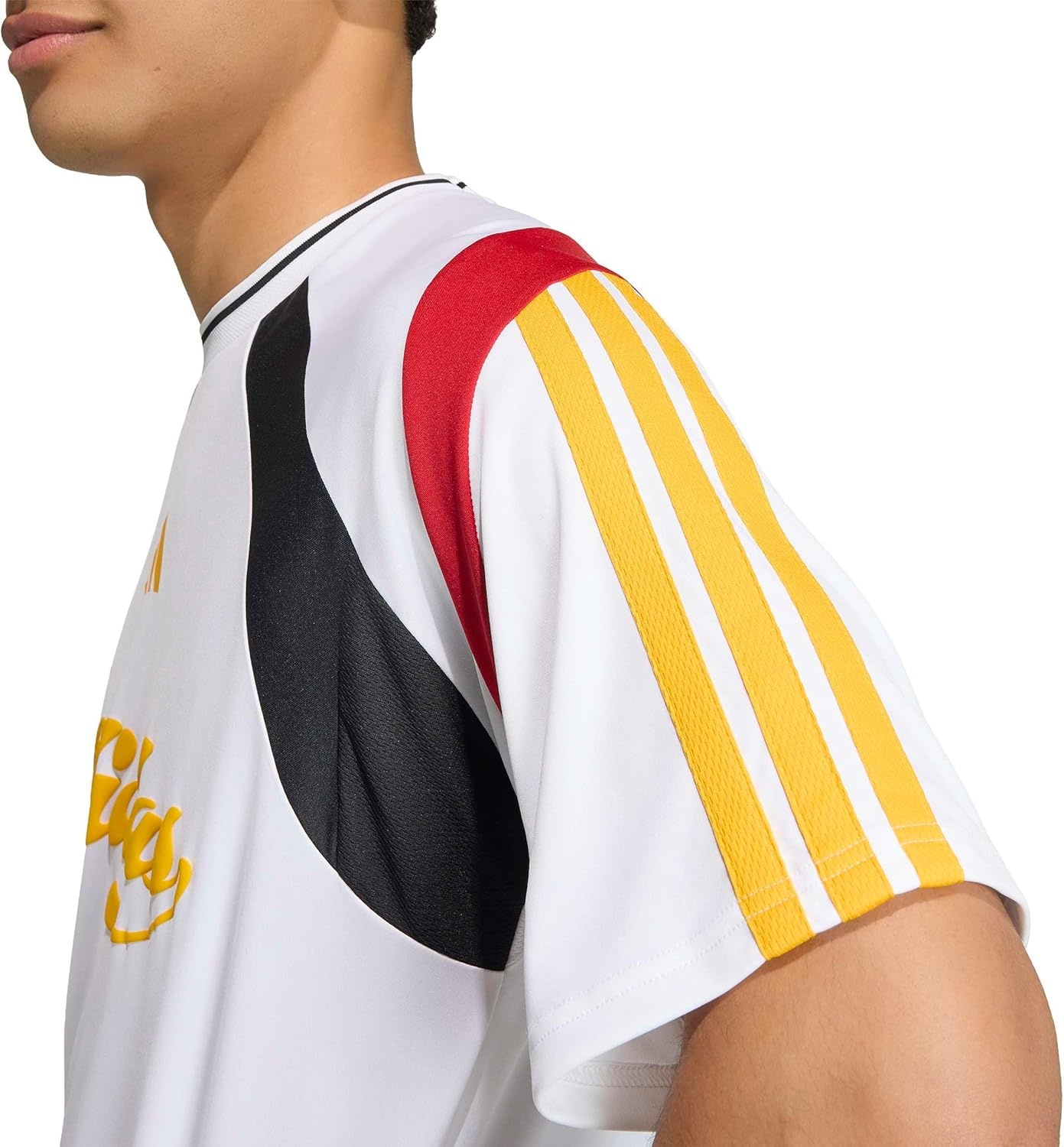 image:imageadidas Mens Germany World Cup 2026 ApparelWhiteBlackTeam Power Red Collegiate Gold