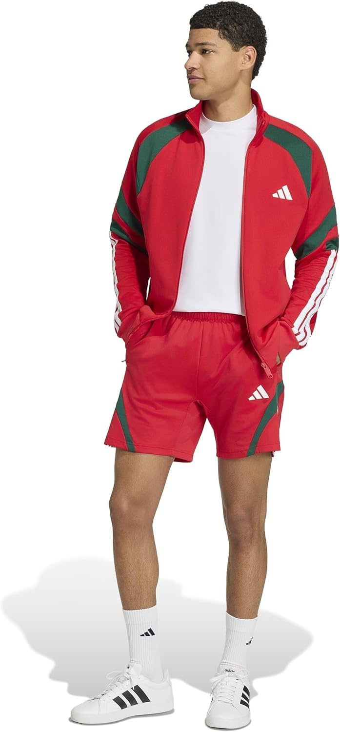 image:imageadidas Mens Mexico World Cup 2026 ApparelBetter ScarletTeam Dark GreenWhite