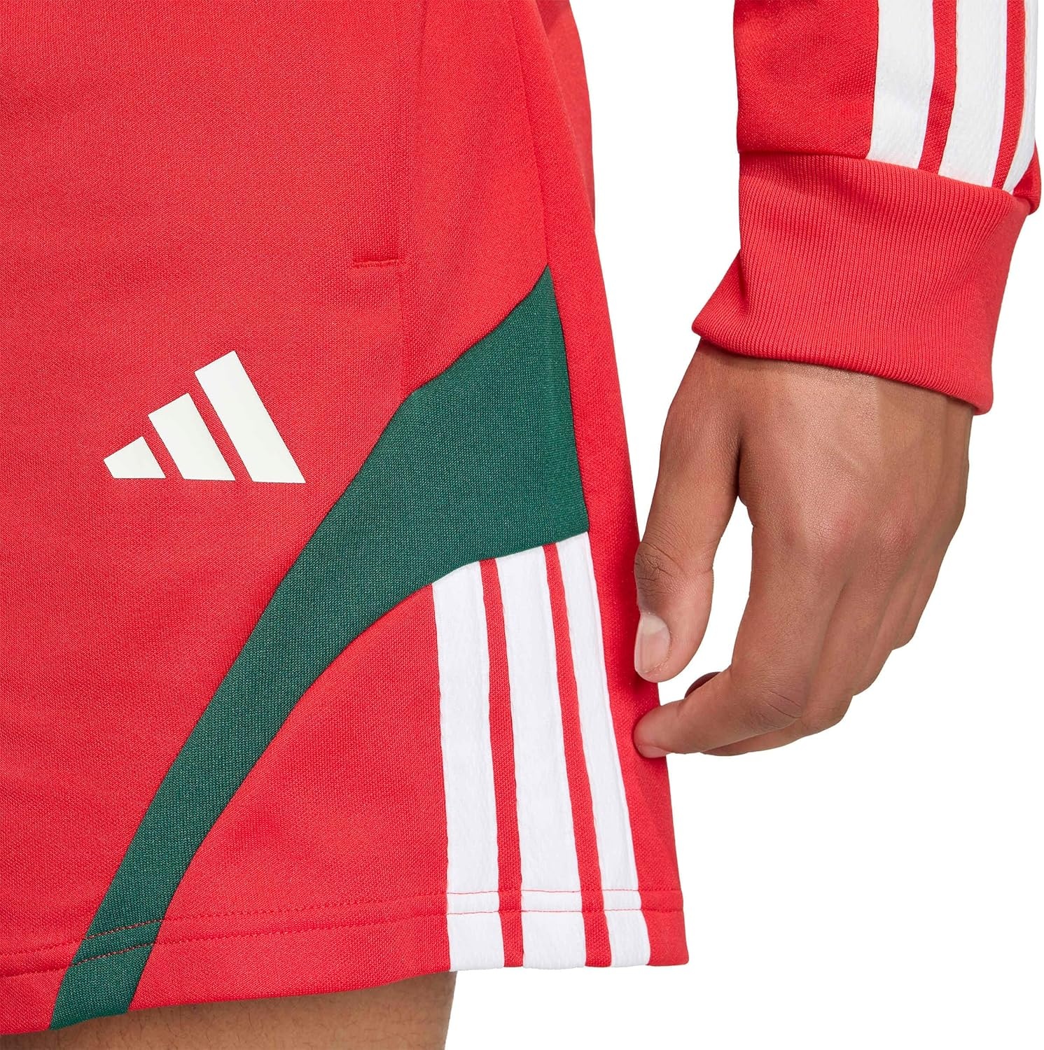 image:imageadidas Mens Mexico World Cup 2026 ApparelBetter ScarletTeam Dark GreenWhite