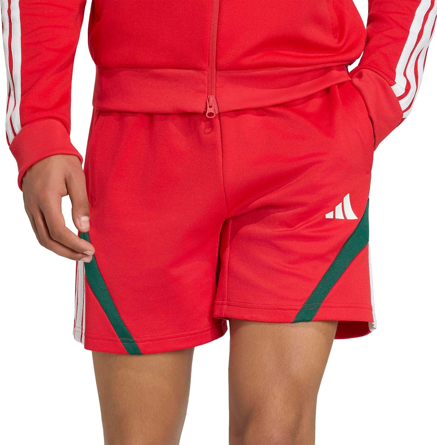 image:imageadidas Mens Mexico World Cup 2026 ApparelBetter ScarletTeam Dark GreenWhite